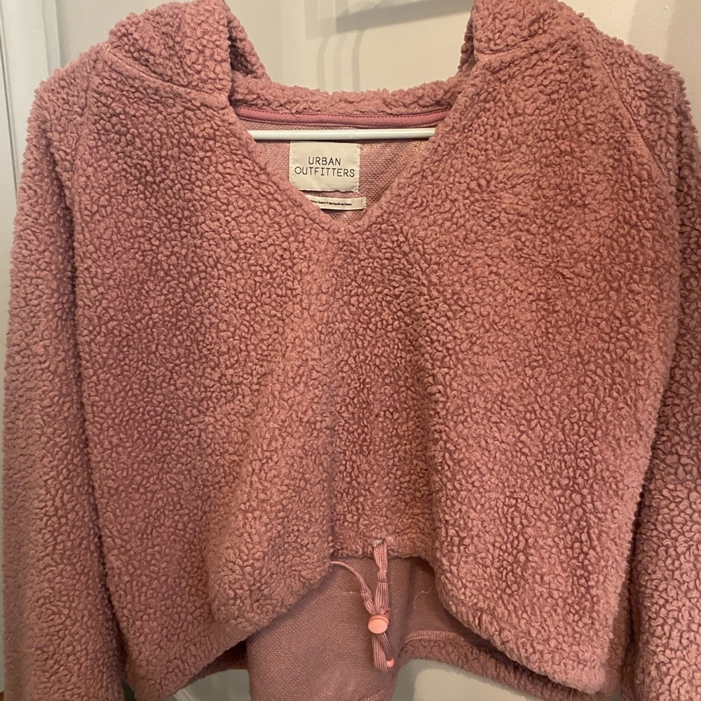 Urban Outfitters Cropped Sherpa